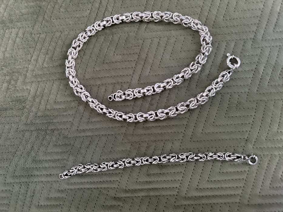 Fios e pulseira prata 925