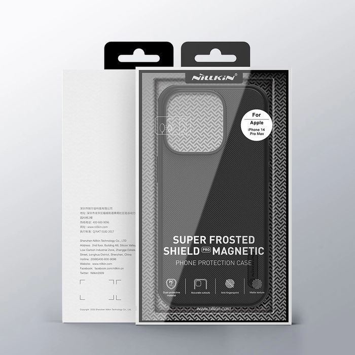 Nillkin Super Frosted Shield Pro etui iPhone 14 Pro Max z MagSafe