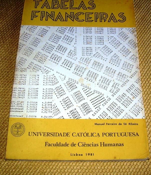 Tabelas financeiras/ Manuel Ferreira de Sá Ribeiro