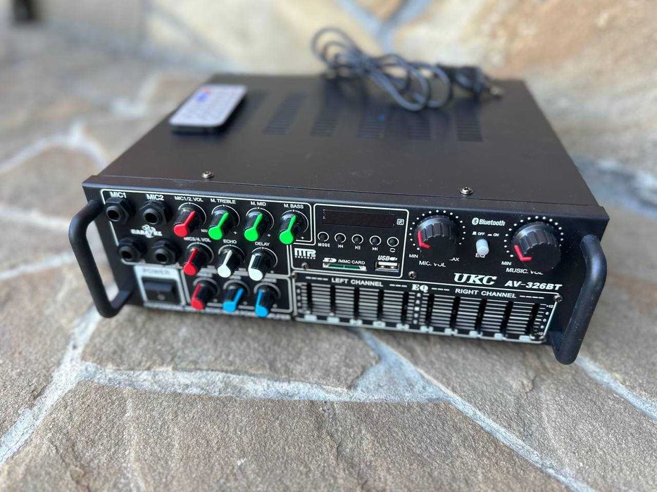 ℹ️ Усилитель звука. Мощность 2 х 150w. Радиоприемник Усилок Підсилювач