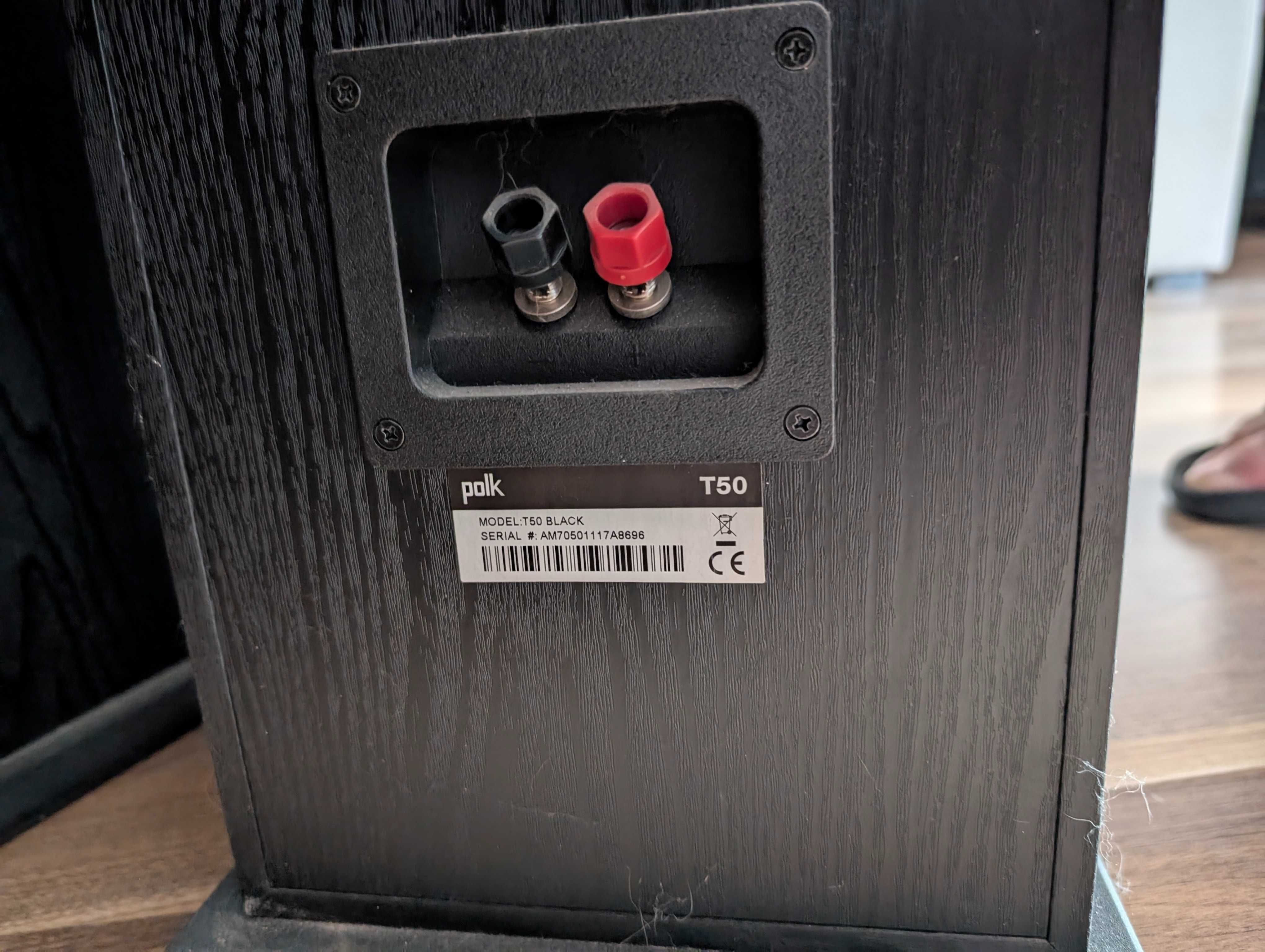 Głośniki 5.0 Polk T50, T30, T15 + amplituner Yamaha RX-V663