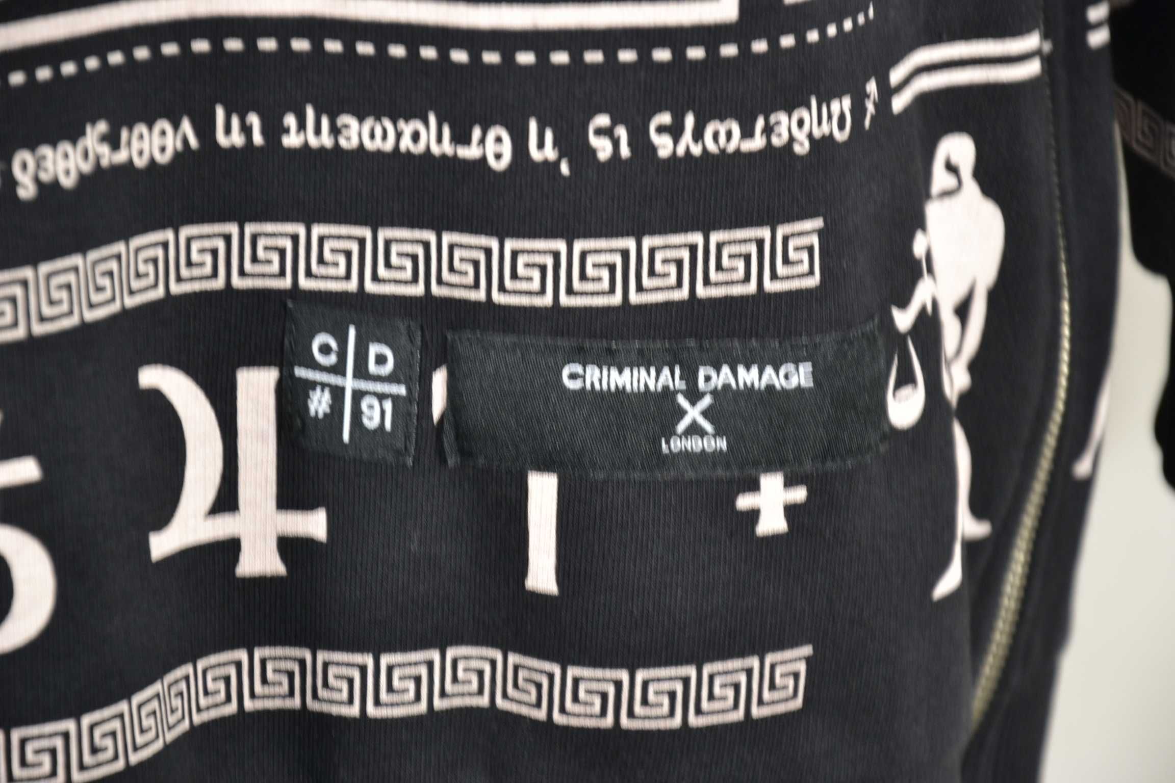 CRIMINAL DAMAGE Scorpion IV Długa Bluza Męska XL Oryginalna Super Stan