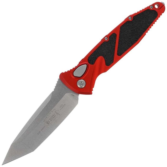 Nóż automatyczny Microtech Socom Elite Auto T/E Red Aluminum/3M