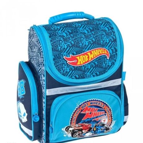 Школьный каркасный рюкзак ортопедический Hot Wheels шкільний ранець