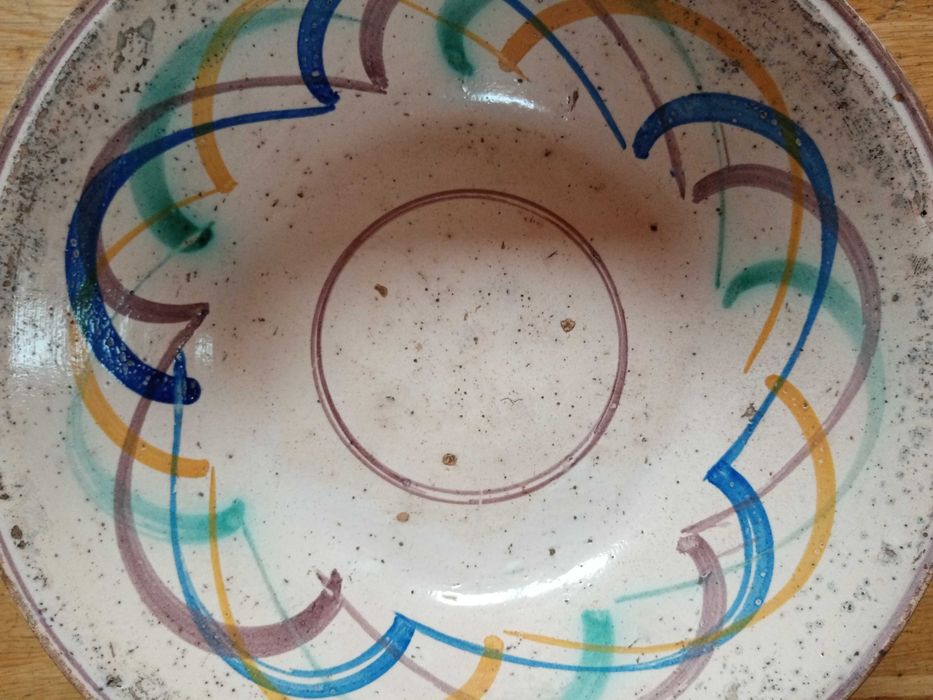 Prato em faiança ratinho do sec. XIX