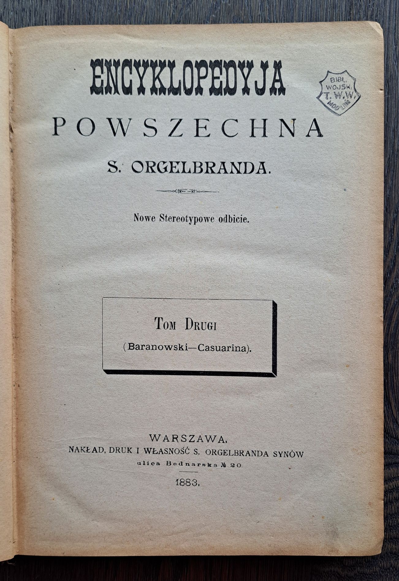 Encyklopedyja Powszechna S.ORGELBRANDA