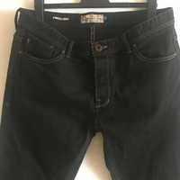 Spodnie meskie jeans London NEXT 36L czarne slim black levi skinny