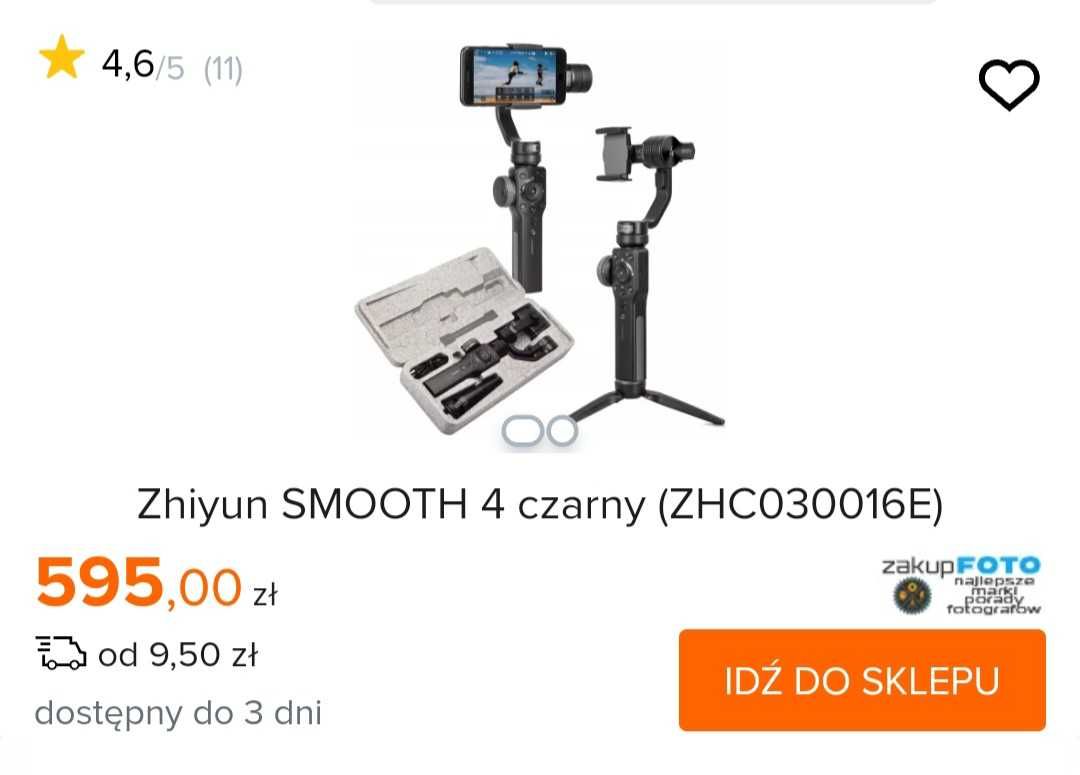 Gimbal zhiyun smooth 4