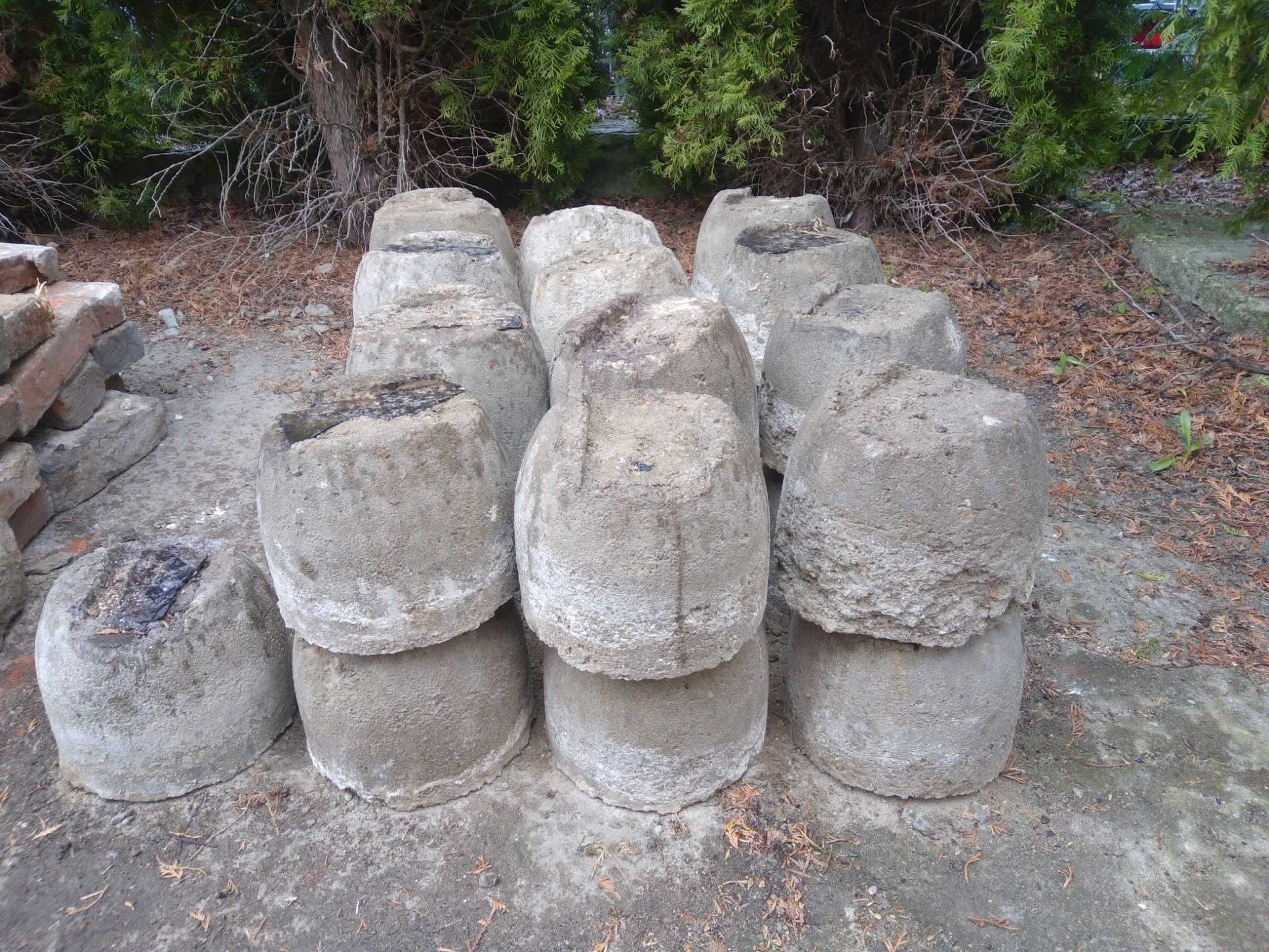 Betonowe bloczki podpory stopy podkładki wsporniki pod legary 25cm
