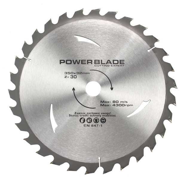 Tarcza do drewna Widiowa 350mm x 32,0 30 T power bland