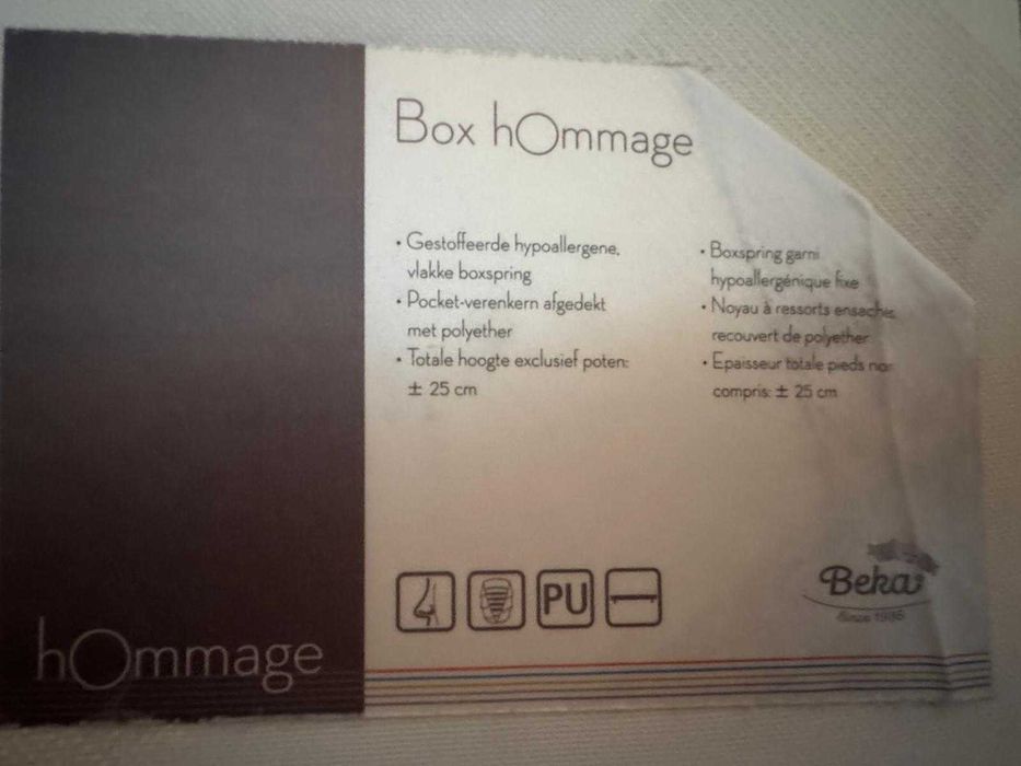Cama box spring Beka (180x220) e colchão Magnitude (180x200)