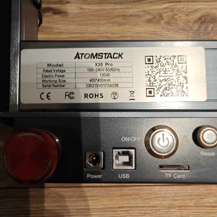 Grawerka/Ploter Laserowy Atomstack X20 Pro 20W / Air Assist / 400x400