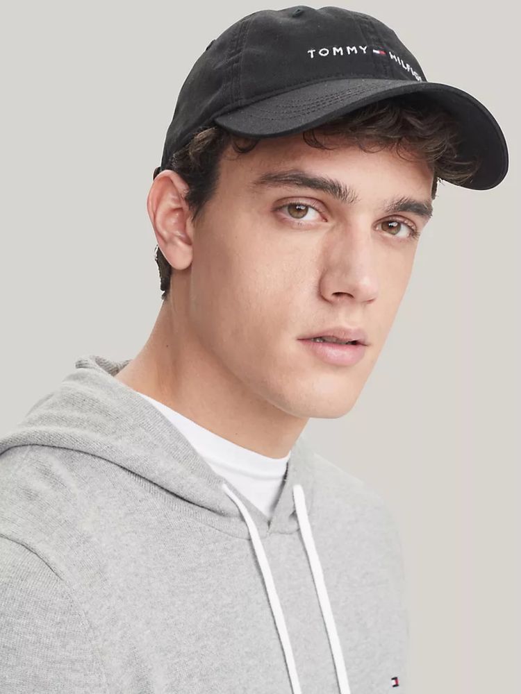 Tommy Hilfiger оригинал кепка новая чёрная на лето лого (NEW)