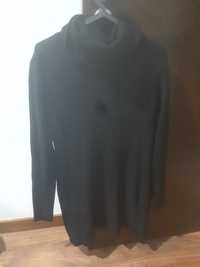 Vestido de malha preto