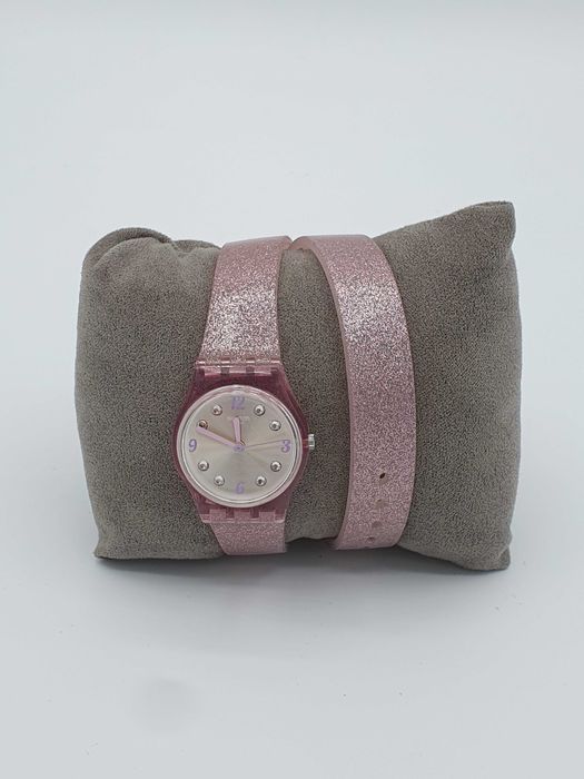 Zegarek Swatch analogowy dziecięcy różowy