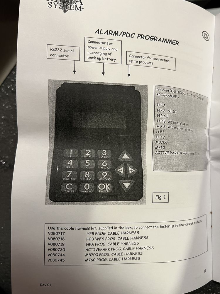 Programator Meta system