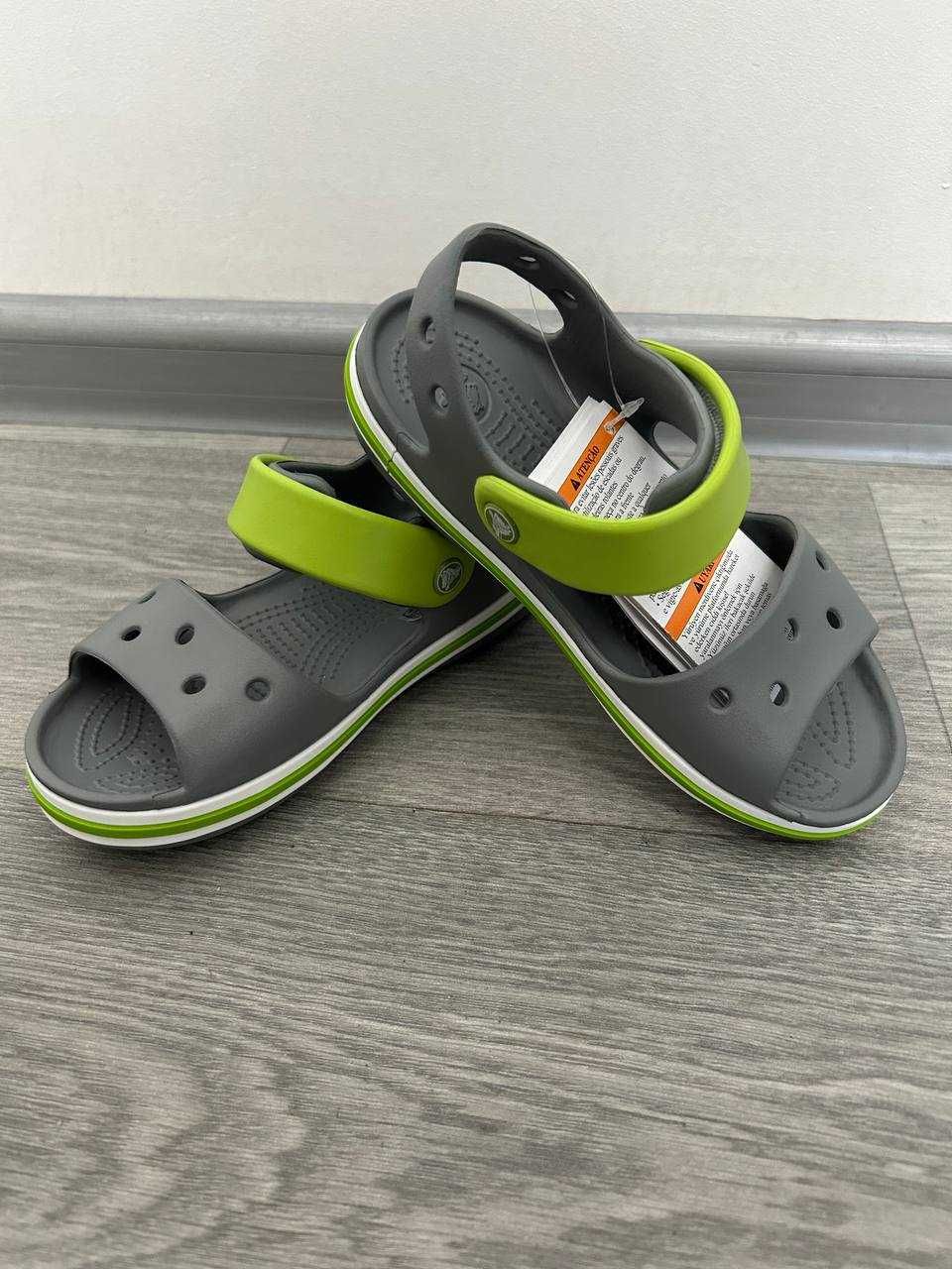 Дитячі сандалії крокс Crocs Crocband Sandal С7-J3 Оригінал!