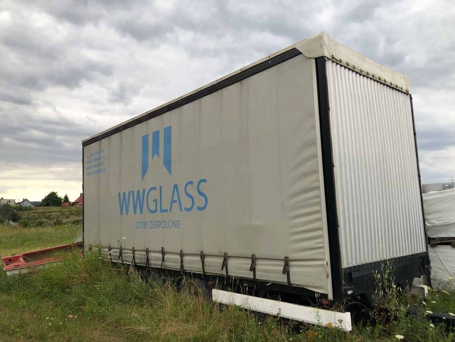 Krone ZZF 18/S  KRONE/BETZ ZZF 18/S – przyczepa kurtynowa, 18 t DMC, 2 osie