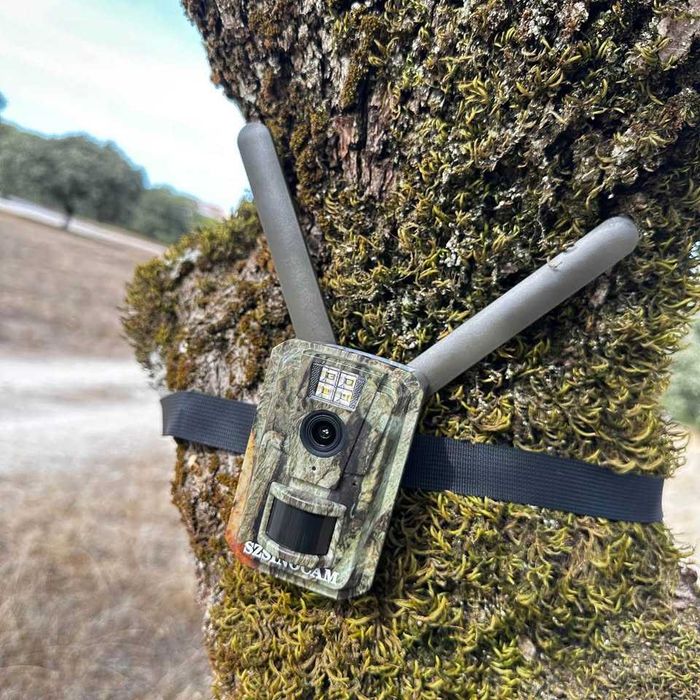 Câmera de Caça/Trilha com painel solar - Cartão de dados 4G