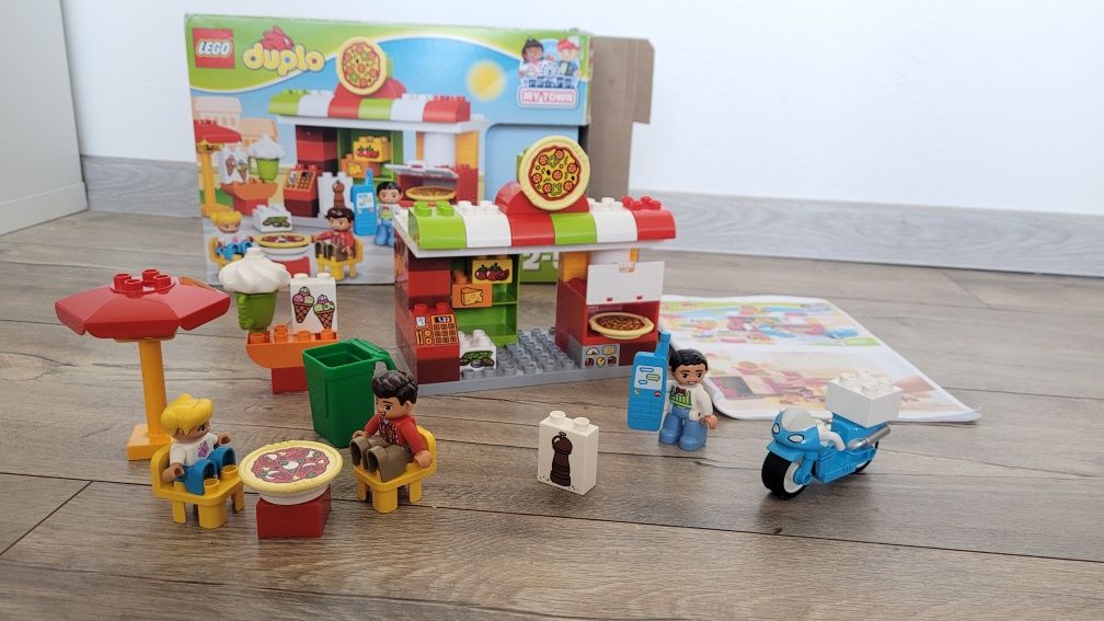 Lego kompletny pizzeria zestaw 10834 duplo karton