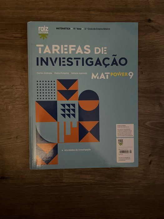 Caderno de atividades matematica 9 ano