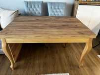Stół nowy drewniany 140x95 rozkładany 8 osób