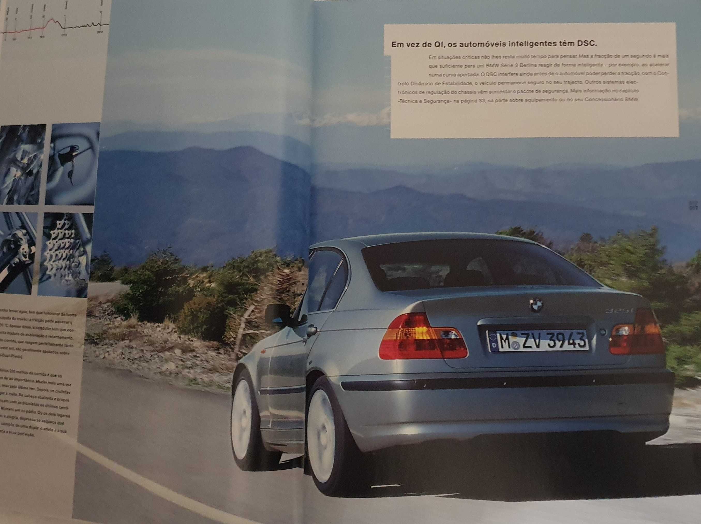 Catálogo do automóvel BMW Série 3 Berlina - original - Ano 2002