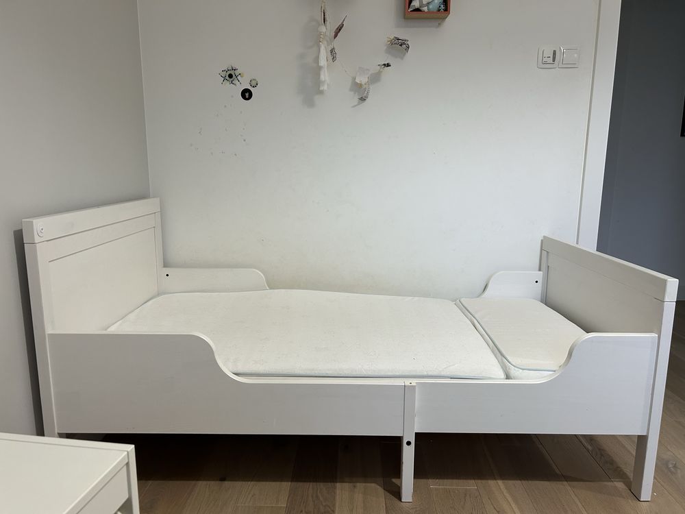 Łóżko rosnące Sundvik Ikea z materacem