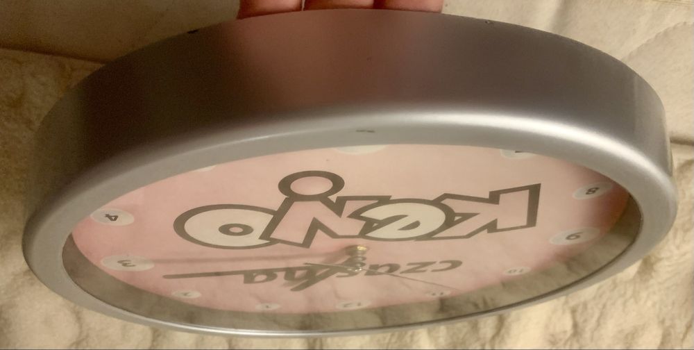 Zegar ścienny ,firmowy Totalizatora Sportowego - niepowtarzalny