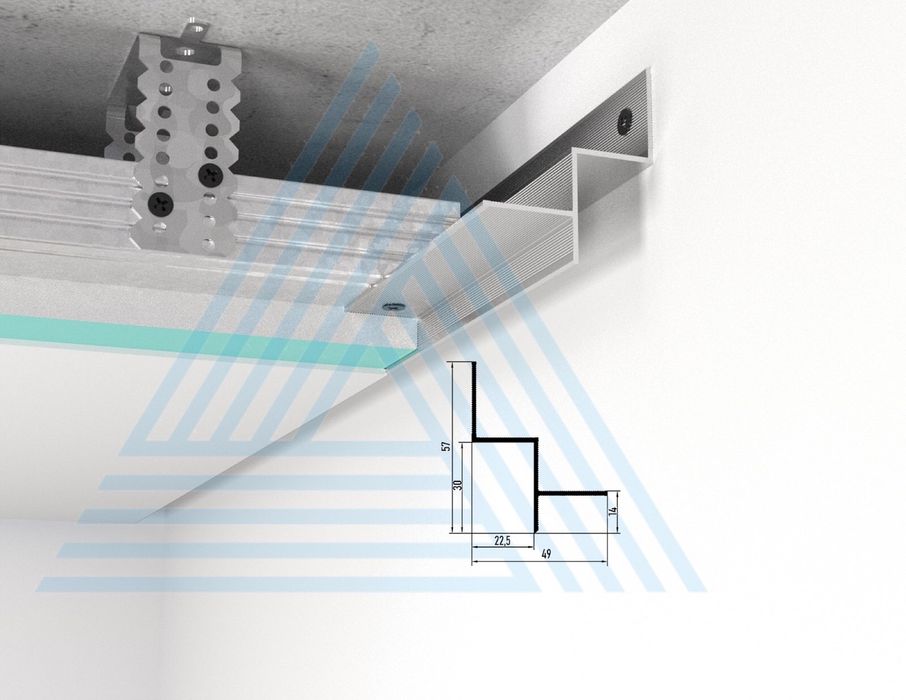 Профіль тіньового шва