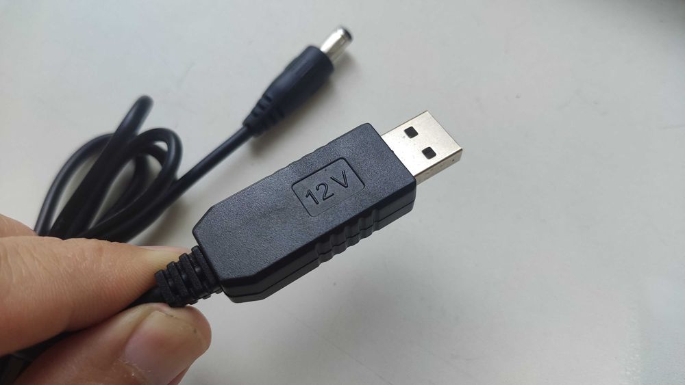 Кабель для роутера от от павербанка
USB DC 5v to12v 5,5x2,1