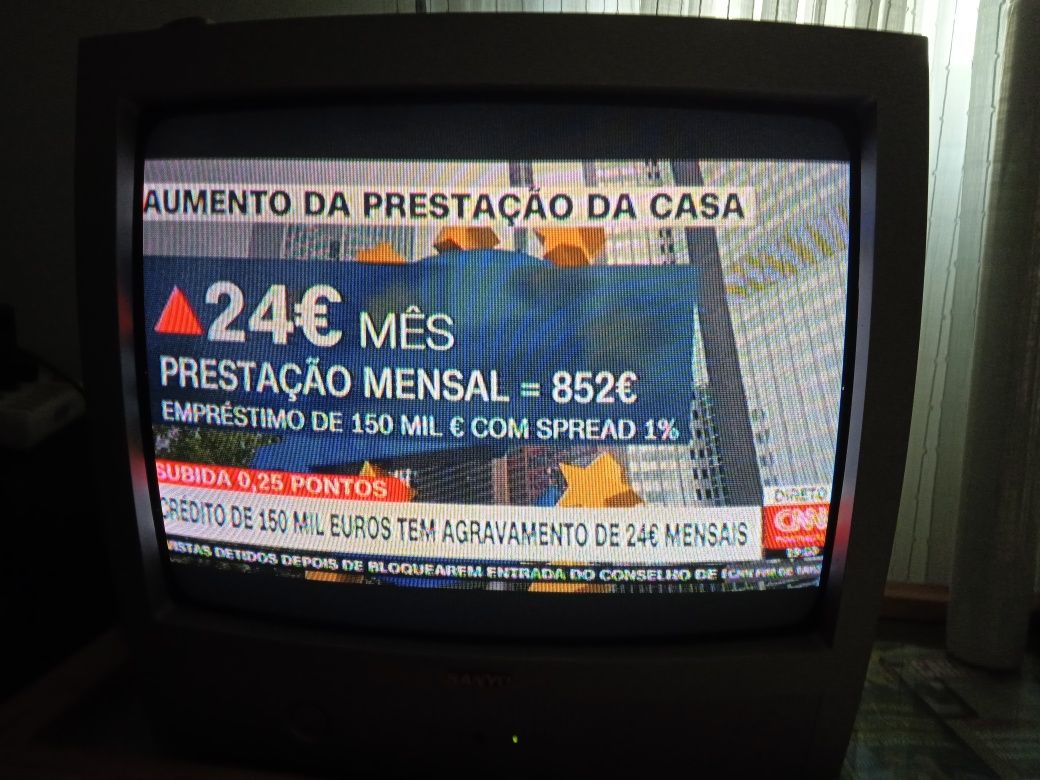 Televisão a cores Sanyo