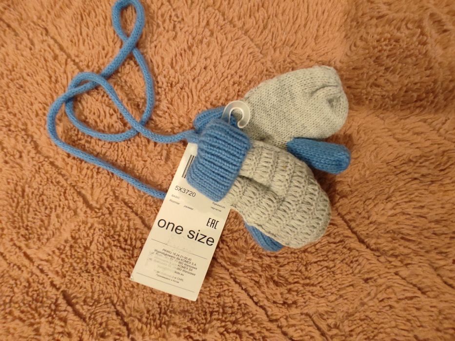 5 10 15 rękawiczki chłopięce na sznurku