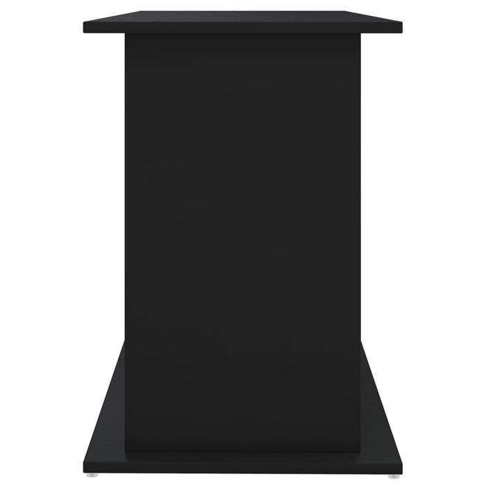 Szafka pod akwarium czarna, 121x41x58 cm, elegancka i funkcjonalna