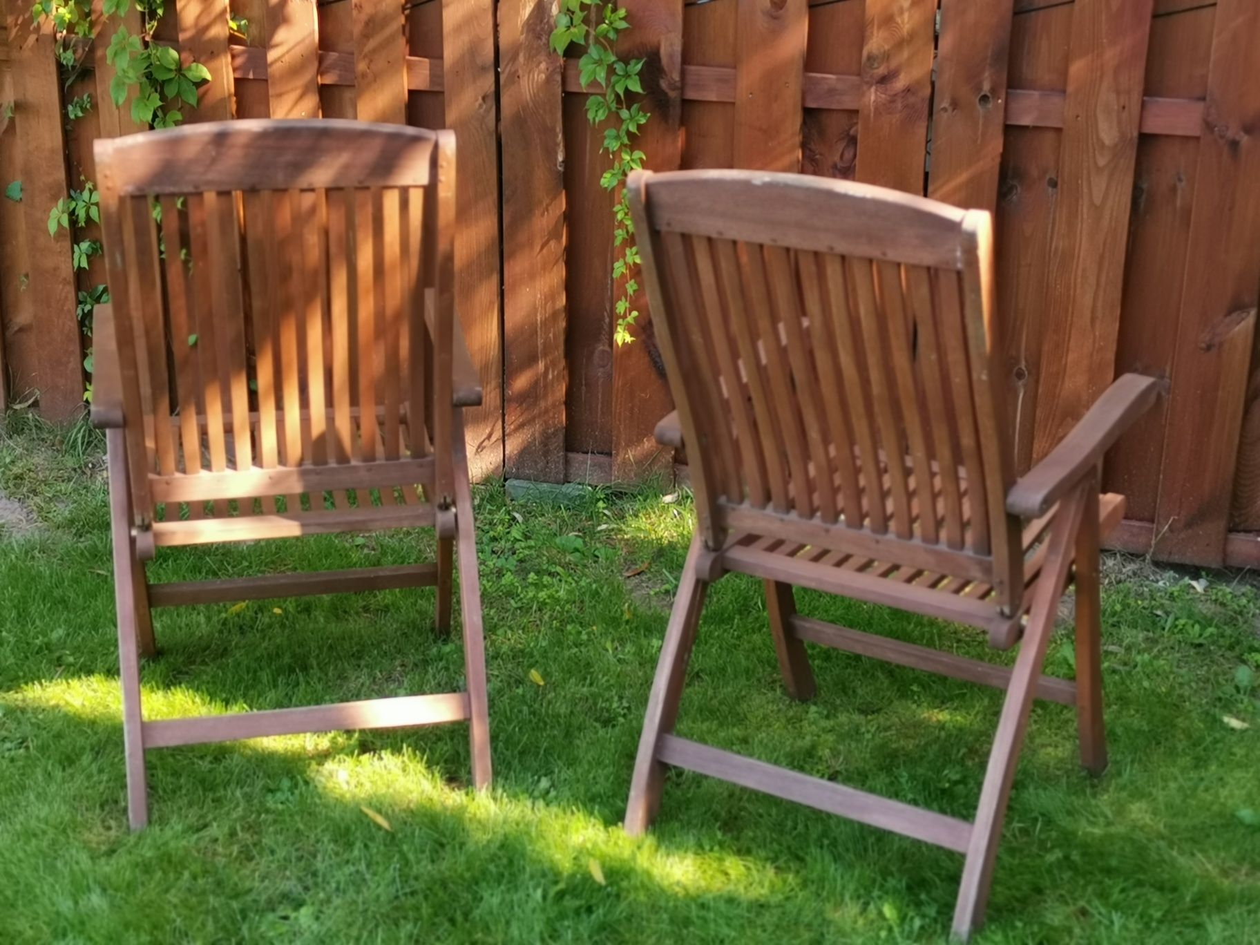 Krzesło ogrodowe leżak drewno egzotyczne