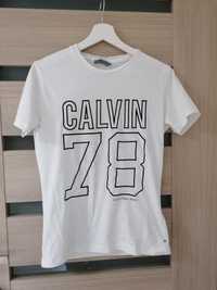 Bawełniana Koszulka Calvin Klein biała S T-shirt