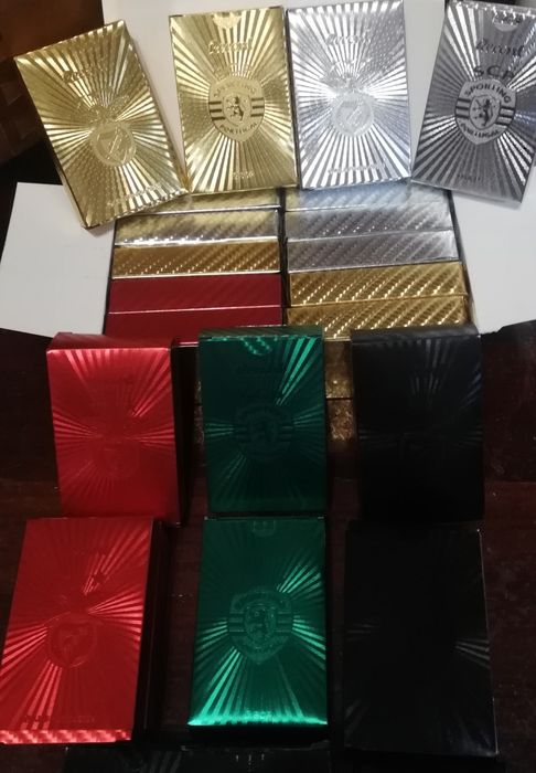 Baralhos de cartas Benfica.e Sporting