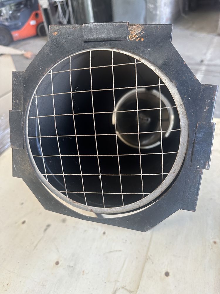Stare lampy halogenowe PRL industrial