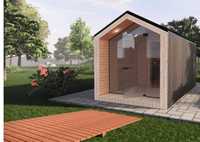 Sauna ogrodowa, sauna nowoczesna