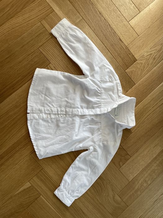 Biała koszula dla dziewczynki rozm. 86/92