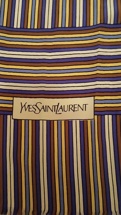 Jedwabna apaszka Yves Saint Laurent
