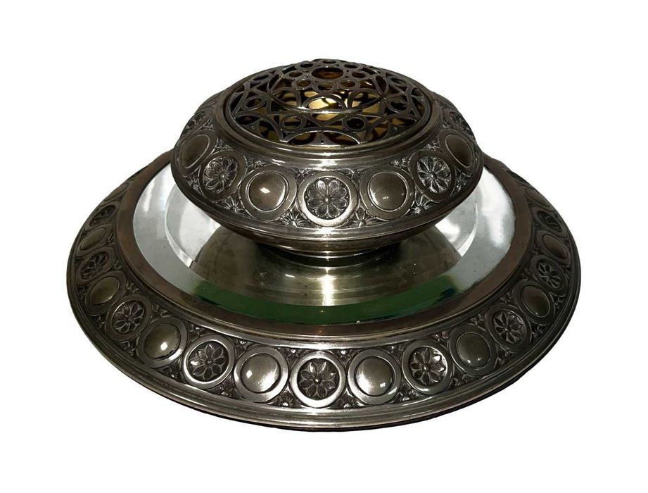 Centro de Mesa em Prata Art Deco