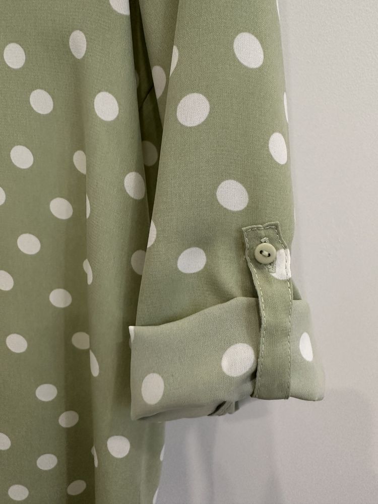 Camisa Tiffosi verde e branca, tamanho XS (NOVA)