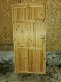 Drzwi, skrzydło 90 prawe, drewniane