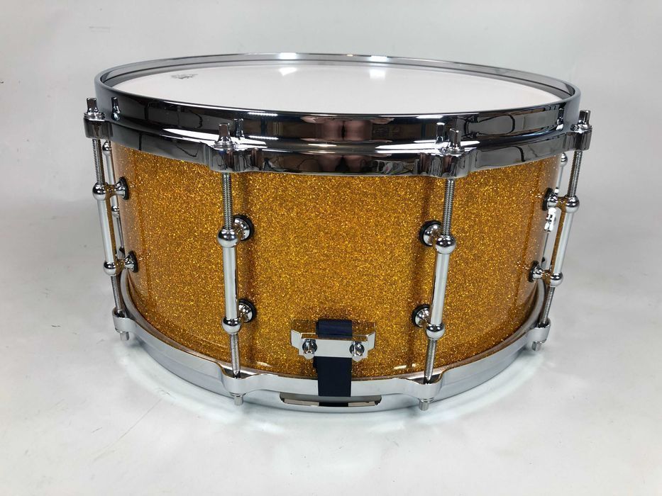 Polmuz Maple 14" x 6,5" Model 2 - Werbel Gold Sparkle - Die Cast