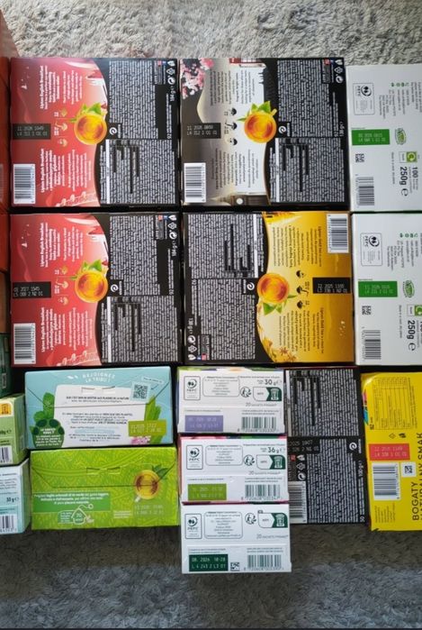 Herbaty Lipton Pukka Elephant Teati Saga piramidki owocowe BIO PG