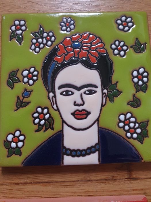 Kafelki Frida ceramiczne kafel dekor ręcznie robione hand made