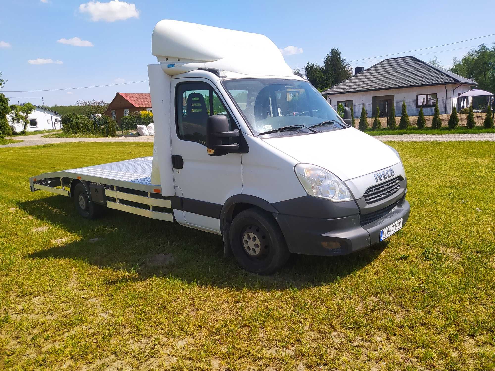 Iveco daily laweta najazd autolaweta