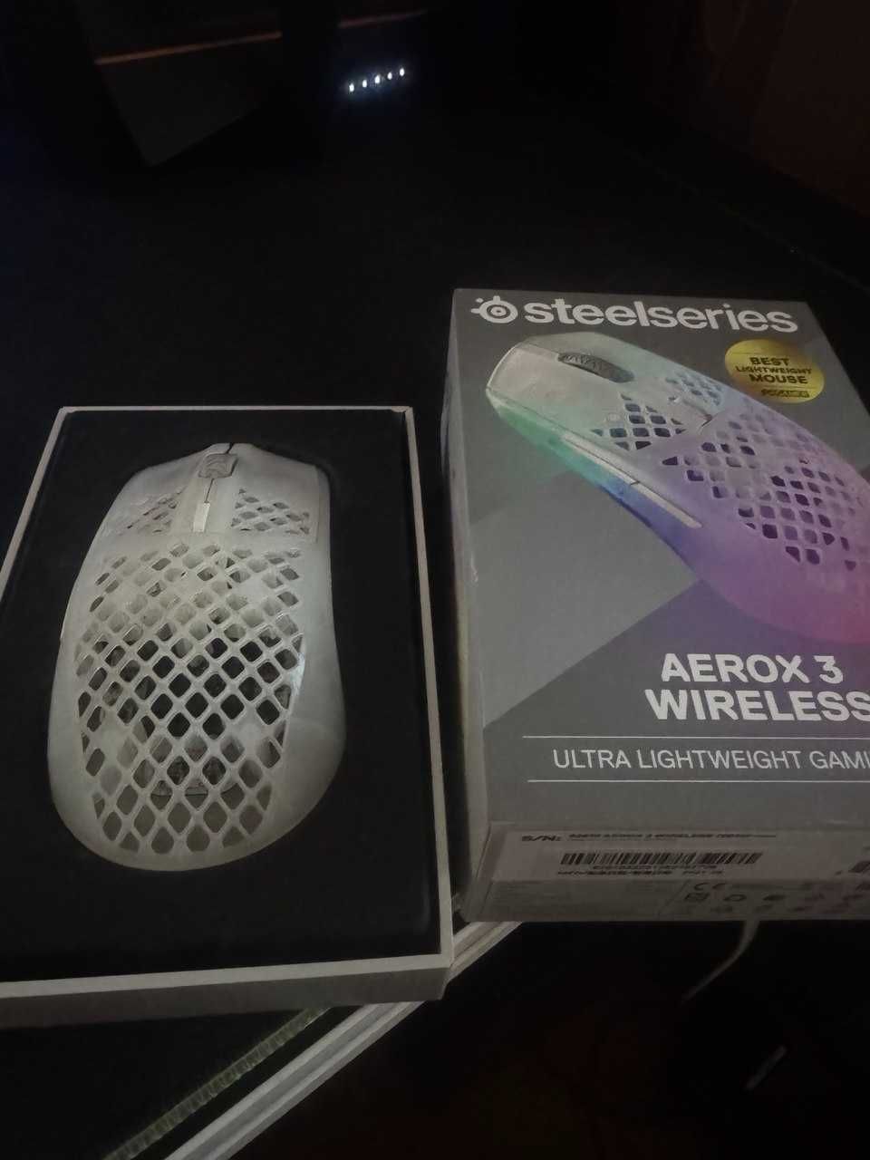 steelseries aerox 3 wireless ghost edition