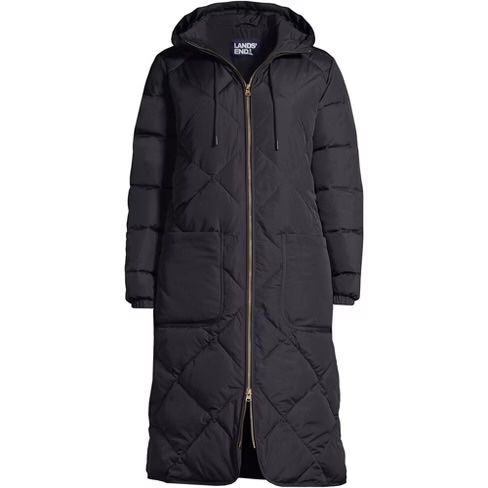 Зимове пальто стьобане Lands end на Primaloft. Стеганое пальто